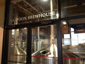 Entrance to the Harpoon brewhouse